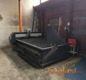 Cnc plazma sa hiper glavom+sistem odimljavanj+izvod za ruter